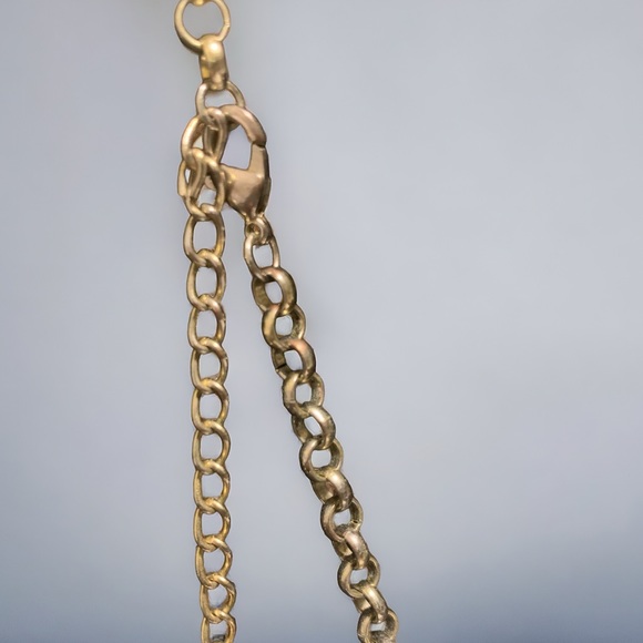 Vintage Silver Tone Black Silver Clear Beaded Choker Necklace 12” Lobster Claw - Picture 4 of 4